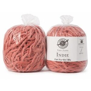 Loops‎ & Threads Indie Super Bulky Yarn Dusty Pink Approx 1.75 Skeins